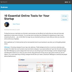 10 Essential Online Tools for Your Startup
