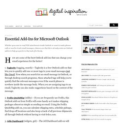 Essential Outlook Add-ins - Most Useful Plugins for Microsoft Outlook