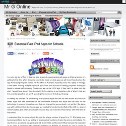 Essential Paid iPad Apps for Schools