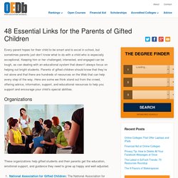 50 Essential Links for the Parents of Gifted Children