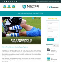 How essential is Physiotherapy in Sports