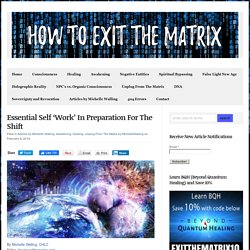Essential Self 'Work' In Preparation For The Shift - How To Exit The Matrix