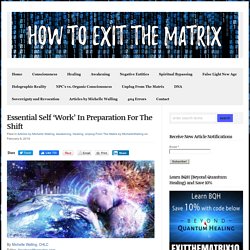Essential Self 'Work' In Preparation For The Shift - How To Exit The Matrix