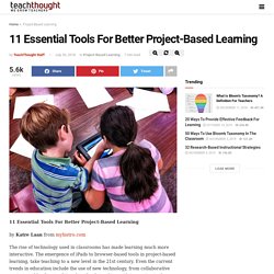 11 Essential Tools For Better Project-Based Learning