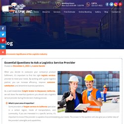 Essential Questions to Ask a Logistics Service Provider