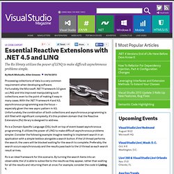 Essential Reactive Extensions with .NET 4.5 and LINQ