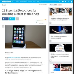 12 Essential Resources for Building a Killer Mobile App