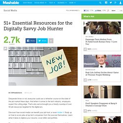 51+ Essential Resources for the Digitally Savvy Job Hunter