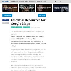 Essential Resources for Google Maps - lifehack.org