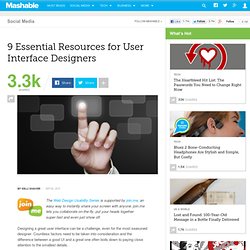 9 Essential Resources for User Interface Designers