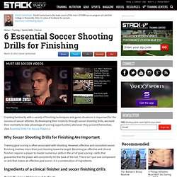 6 Essential Soccer Shooting Drills for Finishing