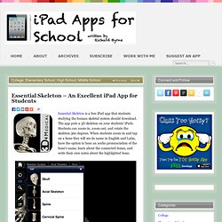 Essential Skeleton – An Excellent iPad App for Students