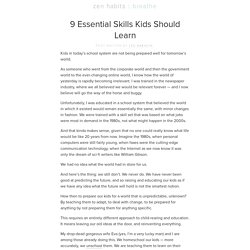 » 9 Essential Skills Kids Should Learn