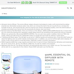 500ml Essential Oil Diffuser with Remote – Smartermatic