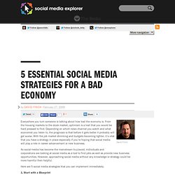 5 Essential Social Media Strategies for a Bad Economy