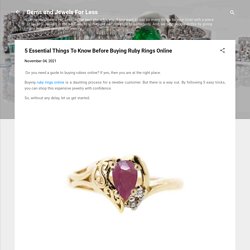 5 Essential Things To Know Before Buying Ruby Rings Online