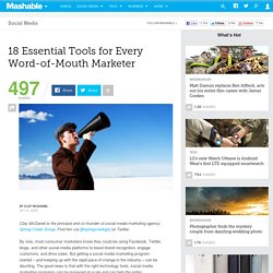 18 Essential Tools for Every Word-of-Mouth Marketer
