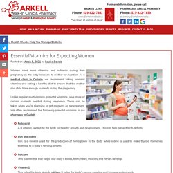 Essential Vitamins for Expecting Women