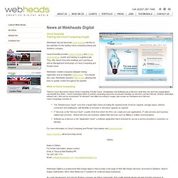 Cloud Essential - Web News at Webheads Digital - London Web Design Agency - UK Web Design Company