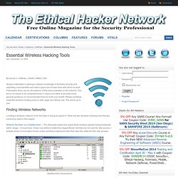 Essential Wireless Hacking Tools