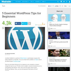 5 Essential WordPress Tips for Beginners
