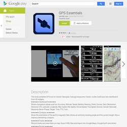 GPS Essentials - Android Market