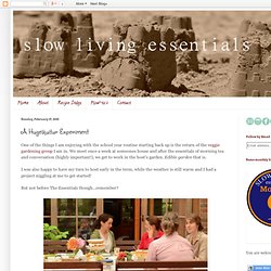 Slow Living Essentials: A Hugelkultur Experiment