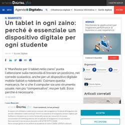 Un tablet in ogni zaino: perché è essenziale un dispositivo digitale per ogni studente