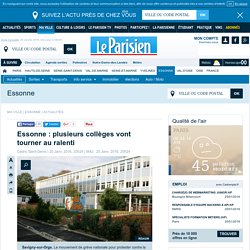 Essonne : plusieurs collèges vont tourner au ralenti