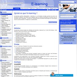 qu'est ce que le e-learning - e-learning definition - outils e-learning