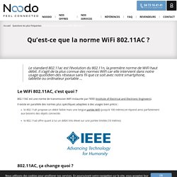Qu'est-ce que la norme WiFi 802.11AC ? – Noodo