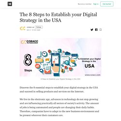 The 8 Steps to Establish your Digital Strategy in the USA