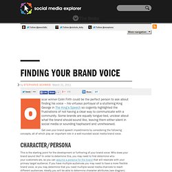 Finding Your Brand Voice