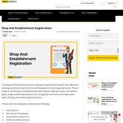 Shop and Establishment Registration