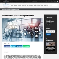 how much do real estate agents make