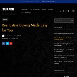 Real Estate Buying Made Easy for You