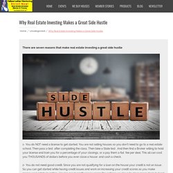 Why Real Estate Investing Makes a Great Side Hustle – Yellow Letter Mentoring