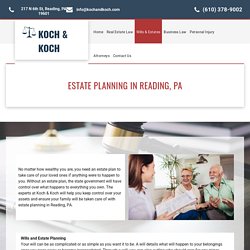 Estate Planning in Reading, PA