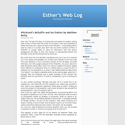 Esther's Web Log
