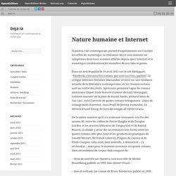 Déjà là | Esthétique, art contemporain et numérique