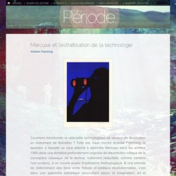 Marcuse et l’esthétisation de la technologie