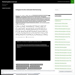 Estimable Web Marketing – Marketing Best in Europe