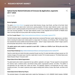 Optical Sorter Market Estimates & Forecast, By Application, segments 2017−2023