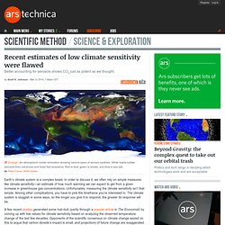 Recent estimates of low climate sensitivity were flawed