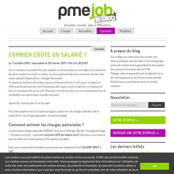 Estimation du coût d'un salarié