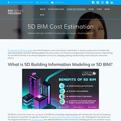 5D BIM Cost Estimation - BIM Service Provider