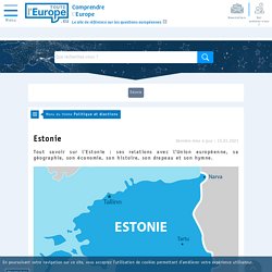 Estonie - Politique et élections - Toute l'Europe