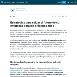Estrategias para salvar el futuro de su empresas para los próximos años: ext_5324331 — LiveJournal