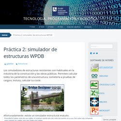 Práctica 2: simulador de estructuras WPDB