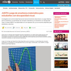 JUDITH, juego de enseñanza matemática para estudiantes con discapacidad visual